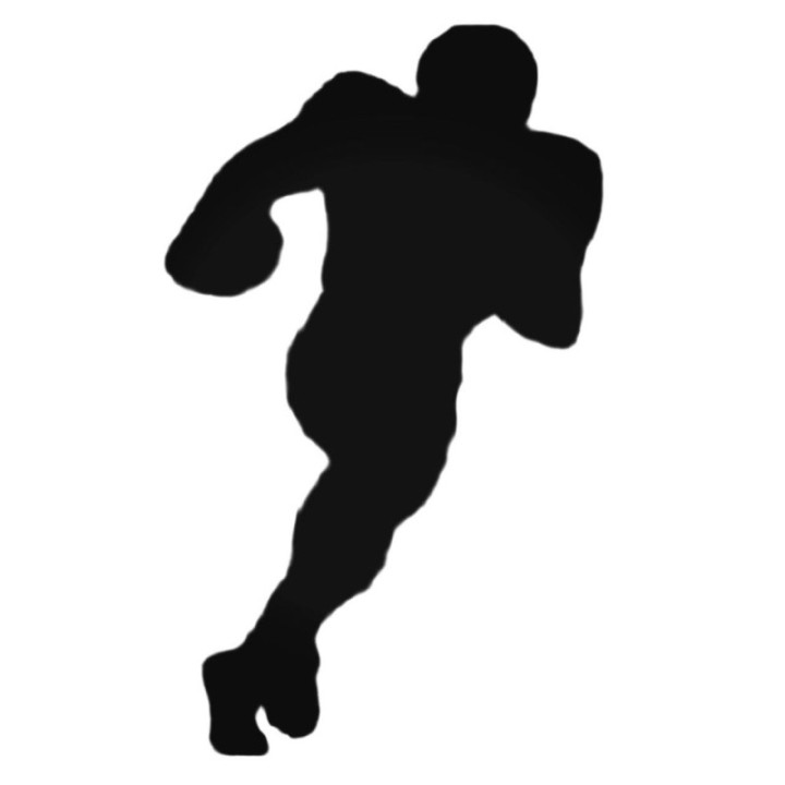 Buy Football Running Back Decal Sticker Online