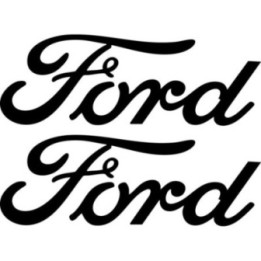 Ford Script Wordmark Vinyl Stickers 2-Pack