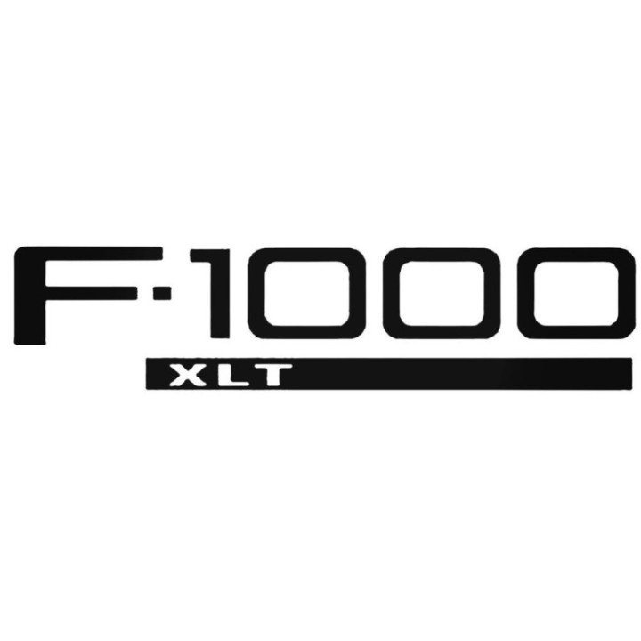Buy Ford F 1000 Decal Sticker Online