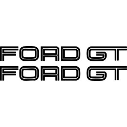 Ford GT Stickers – GT40 Heritage Le Mans Supercar Decals (2-Pack)