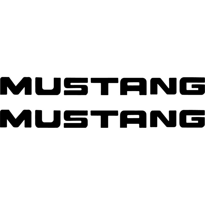 Ford Mustang Stickers – GT Shelby V8 Muscle Car Decals (2-Pack)
