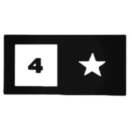 Four Star Stickers – Skate Apparel Decals (2-Pack)