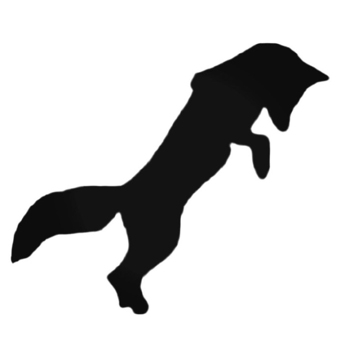 Buy Fox Jumping Decal Sticker Online