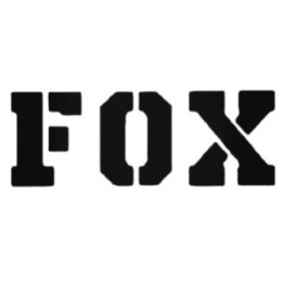 Buy Fox Racing Stencil Text Decal Sticker Online