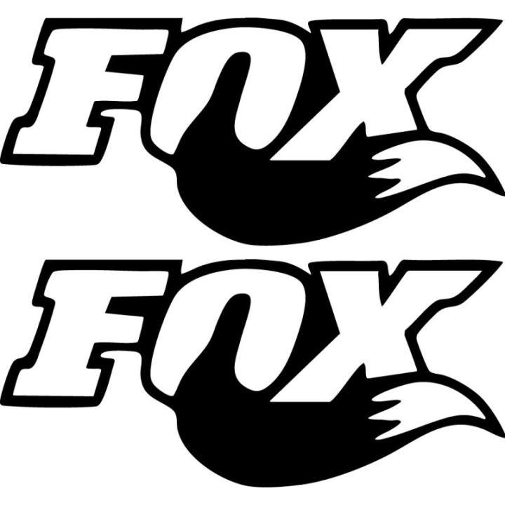 Fox Shocks Stickers – Off-Road Suspension Decals (2-Pack)