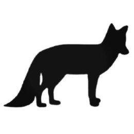 Buy Fox Silhouette Decal Sticker Online