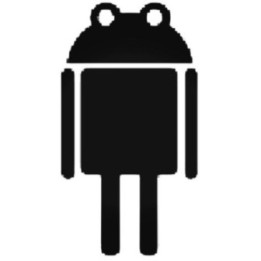Android Frog Droid Stickers – Robot Tech Decals (2-Pack)