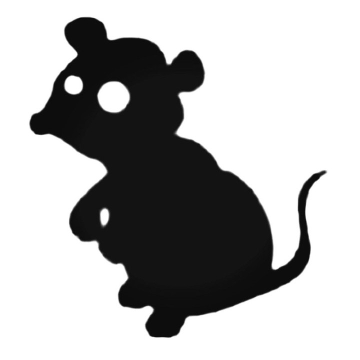 Buy Funny Mouse Decal Sticker Online