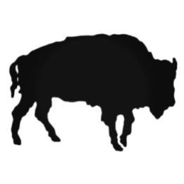 Buy Fuzzy Buffalo Decal Sticker Online