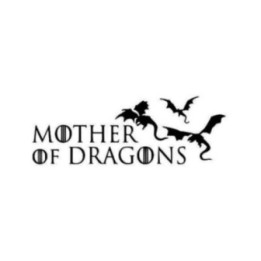 Mother of Dragons Stickers – GoT Khaleesi Decals (2-Pack)