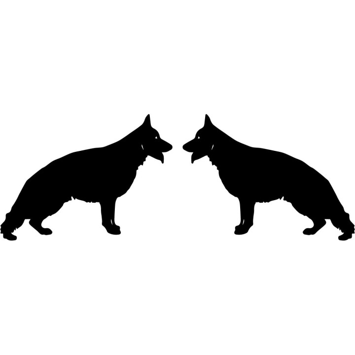 Buy German Shepherd Dog Stdh Style 6 Decal Sticker Online