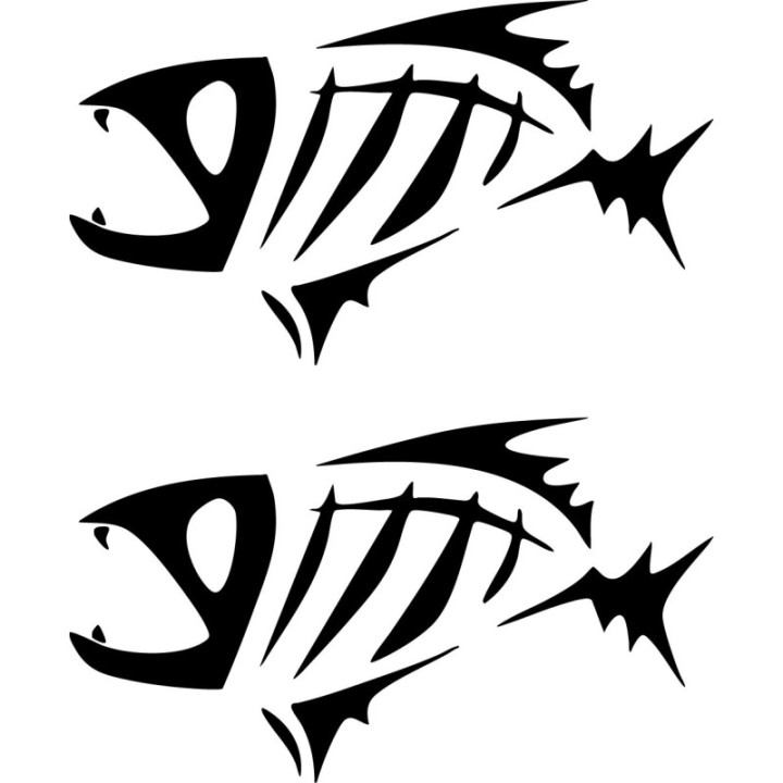 G-Loomis Fish Stickers – Fishing Rod Tackle Box Decals (2-Pack)
