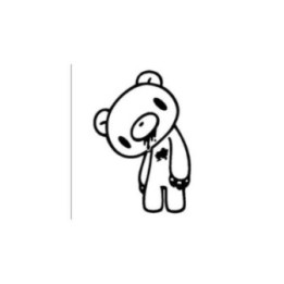 Gloomy Bear Stickers – Kawaii Punk Horror Decals (2-Pack)