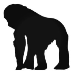 Buy Gorilla Silhouette Decal Sticker Online