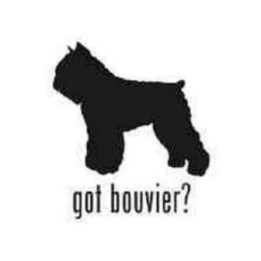 Buy Got Bouvier Dog Silhouette Decal Sticker Online