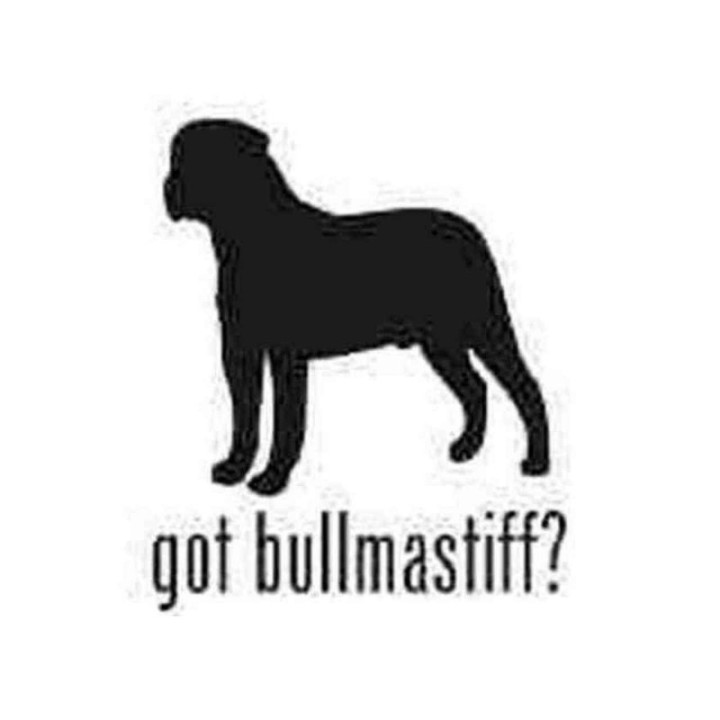 Buy Got Bullmastiff Dog Silhouette Decal Sticker Online