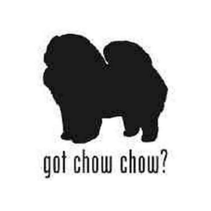 Buy Got Chow Chow Dog Silhouette Decal Sticker Online