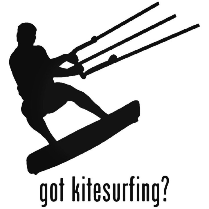 Buy Got Kitesurfing Surf Beach 1 Sticker Online