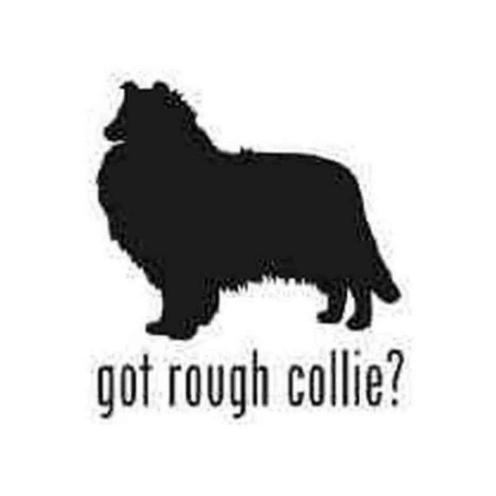 Buy Got Rough Collie Dog 1 Decal Sticker Online