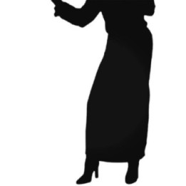 Violin Player Silhouette Stickers – Violinist Decals (2-Pack)