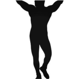 Wrestling Stickers – Wrestler Silhouette Decals (2-Pack)