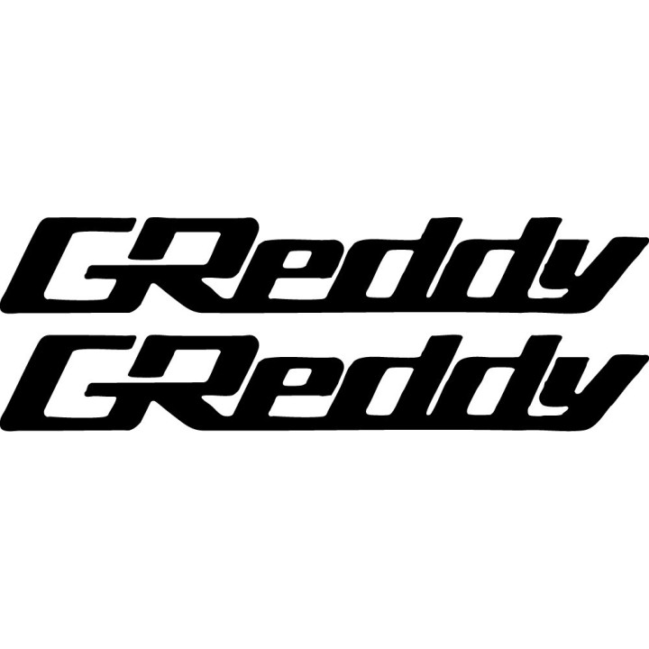 GReddy Stickers – JDM Drift Turbo Tuning Performance Decals (2-Pack)