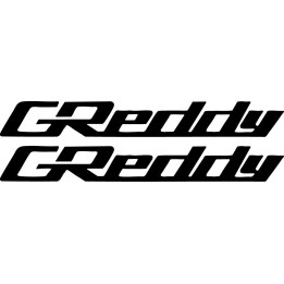 GReddy Stickers – JDM Turbo Aftermarket Performance Decals (2-Pack)
