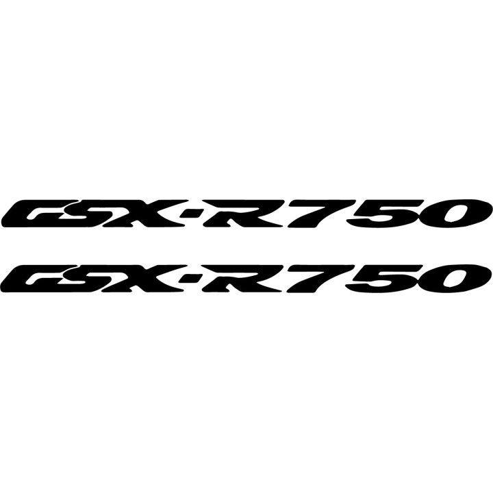 Suzuki GSX-R750 Stickers – Supersport Fairing Decals (2-Pack)
