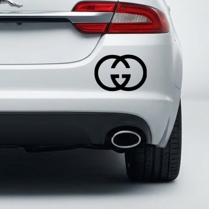 Gucci GG Logo Stickers – Interlocking G Decals (2-Pack)
