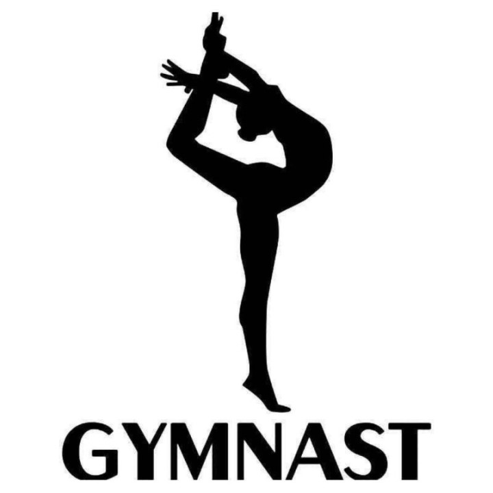 Gymnast Stickers – Gymnastics Silhouette Decals (2-Pack)