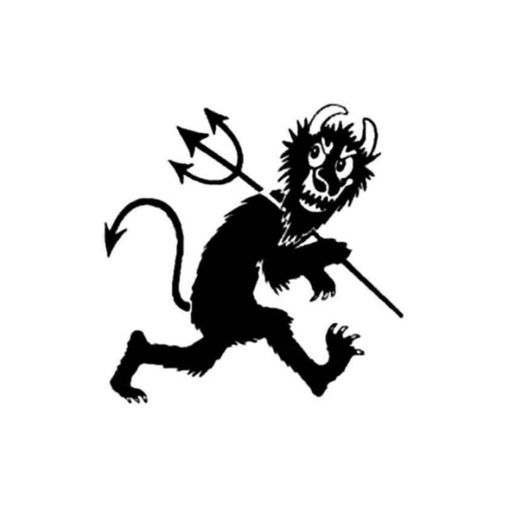 Buy Hairy Devil Decal Sticker Online