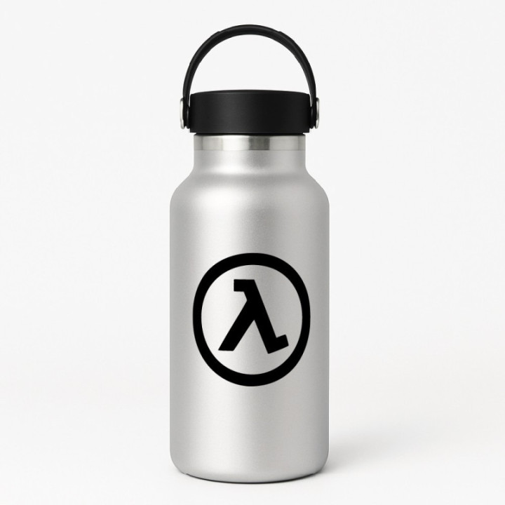 Half-Life Lambda Stickers – Gordon Freeman Decals (2-Pack)