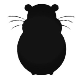 Buy Hamster Silhouette Decal Sticker Online