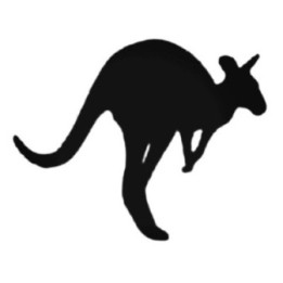 Buy Happy Kangaroo Decal Sticker Online