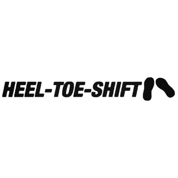 Buy Heel Toe Shift Jdm Japanese Decal Sticker Online