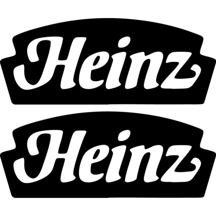 Heinz Tomato Ketchup Stickers – Iconic Food Label Vinyl Decals (2-Pack)