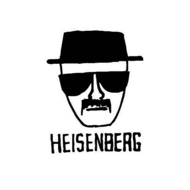 Heisenberg Stickers – Breaking Bad Walter White (2-Pack)