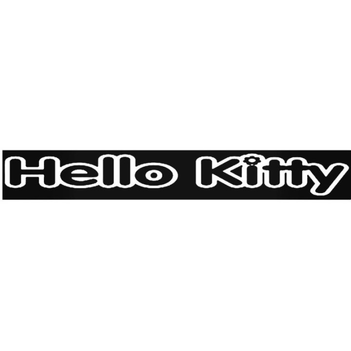 Buy Hello Kitty Windshield Banner 2 Vinyl Decal Sticker Online