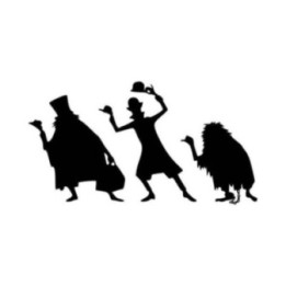 Haunted Mansion Hitchhiking Ghosts Stickers (2-Pack)