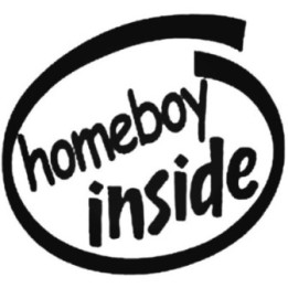 Homeboy Inside Stickers – Intel Parody Decals (2-Pack)