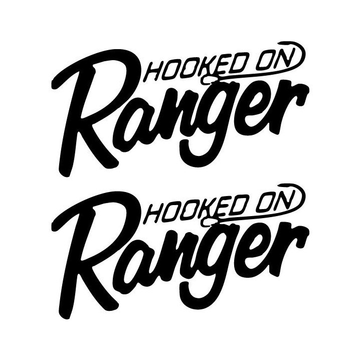 Buy Hooked On Ranger Fishing Die Cut Decal Sticker Online