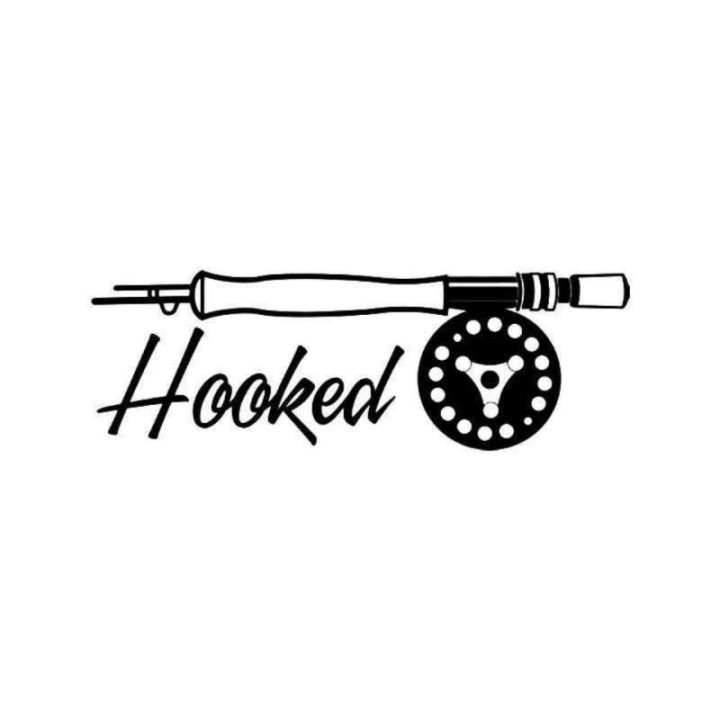 Buy Hooked Reel Fishing Vinyl Decal Sticker Online