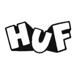 HUF Stickers – Skate Streetwear Logo Decals (2-Pack)