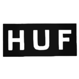HUF Box Logo Stickers – Skate Streetwear Decals (2-Pack)