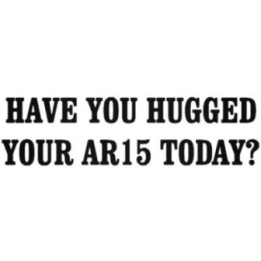 Buy Hugged Ar15 Gun Vinyl Decal Sticker Online