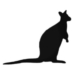 Buy Humble Kangaroo Decal Sticker Online