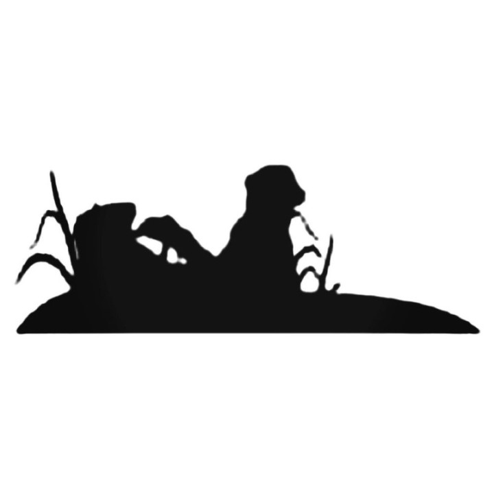 Hunter Prone Shooting Stickers – Gundog Hunting Decals (2-Pack)