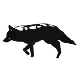 Fox Silhouette Stickers – Hunting Wildlife Decals (2-Pack)
