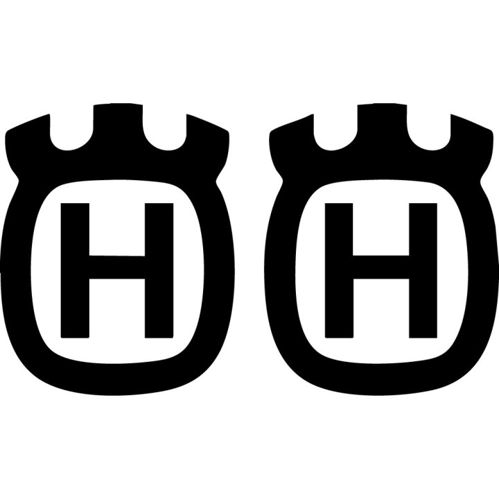 Husqvarna Stickers – Chainsaw Motocross Enduro Equipment Decals (2-Pack)