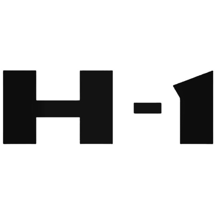 Buy Hyundai H 1 Decal Sticker Online